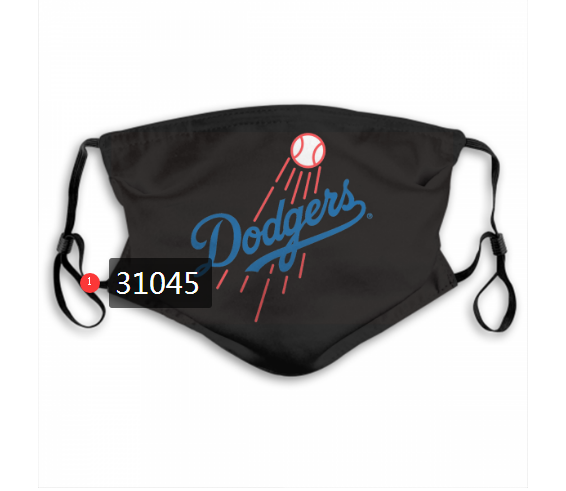 2020 Los Angeles Dodgers Dust mask with filter 37->mlb dust mask->Sports Accessory